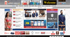 Desktop Screenshot of indian-apparel.com