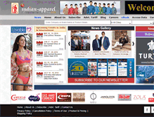 Tablet Screenshot of indian-apparel.com